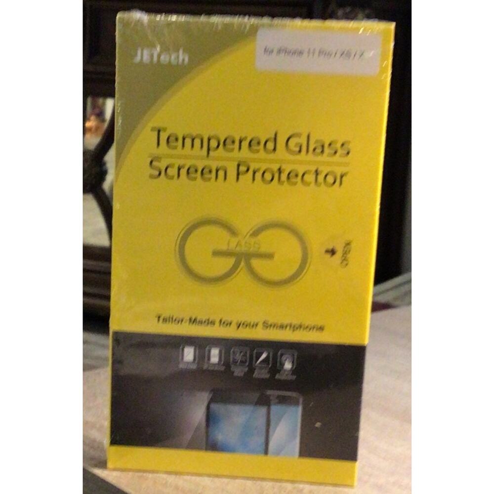 NEW 2-Pack SCREEN PROTECTOR iPhone 11 Pro / XS / X Ultra C JETech Tempered Glass